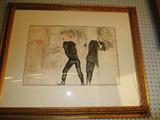 Litograph by Marcel Vertes