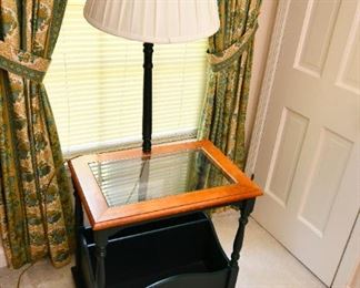 End Table and Lamp Combination