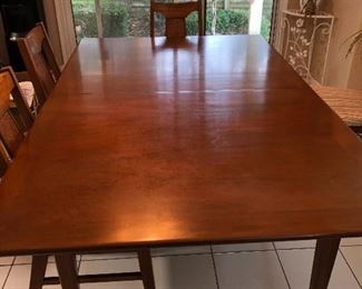 Dunbar dining table with 2 leaves to seat 8.  