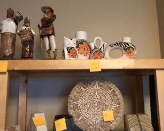 Southwestern art, bookends, etc.