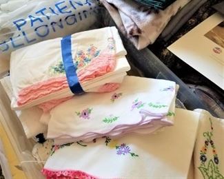 Embroidered Linens