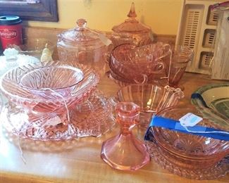 Pink Depression Glass