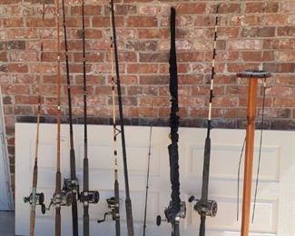 Fishing rods and reels