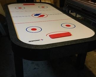 Sportcraft air hockey table. Can be purchased now.