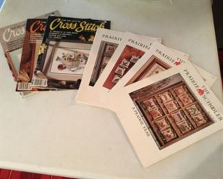 Cross Stitch and Prairie Schooler books