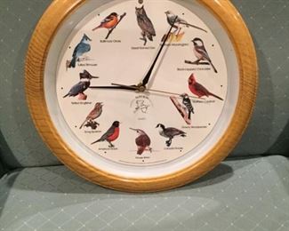 National Audubon Society clock.