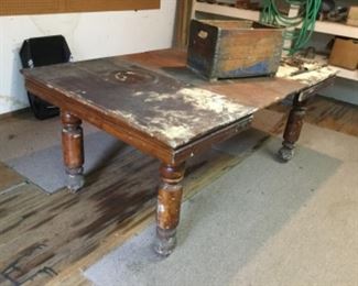 Old large and heavy table
