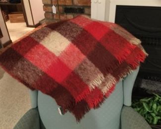 Mohair throw