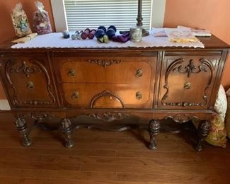 Antique Spanish revival buffet