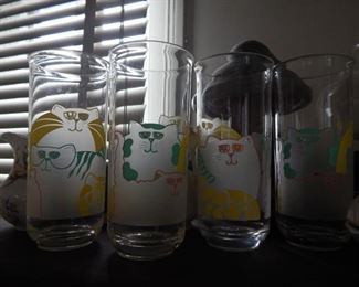 Cat design tumblers by Culver