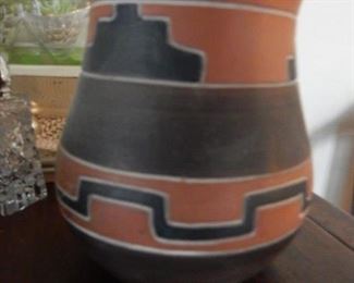 Native American art pottery.