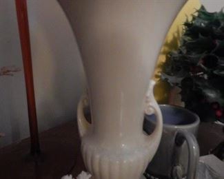 One of many vases and pottery pieces.