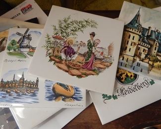 Tiles from around the world.