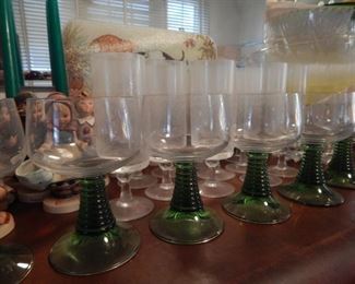 German wine glasses.