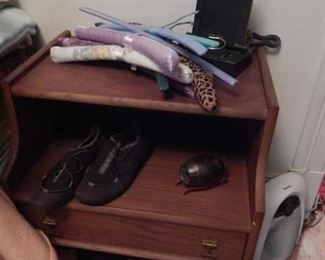 Mid century night stand, radio shack antenna and more.