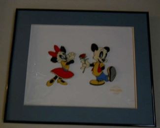 Limited Edition Andy Panda Flower Power Serigraph Cel by Walter Lantz