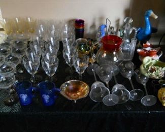 STEMWARE, GLASSWARE, POTTERY, CHINA AND SERVING DISHES/PLATES
* 1930 Green Creciouswaglasswaregold rims
* : glassblower at the factory 1920s
* ASTRIAN RUBY STEM WARE
* Johnson Brother Christmas County China
* English and Brown ToBey Mugs
* Signed Perfume Art Glass Bottles
* Ruby Depression Golf Ball Stemware
* 1940s chrome w/ruby glass champagne stemware
* Unique Serving plates and beautiful vintage silver-plated rectangular tray
* Stunning Copeland Serving platters
* Antique 3-piece silver set
* 1800's European plates
* Orenda silver plate and round tray and silver-plated footed tray with handles
* Grindley English China set
* Antique Chinese silverware bo
*
*