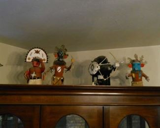 Amazing various collections of Hopi Kachinas and Navajo cloth dolls