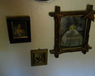 small oil paintings bought at Barcelona spain