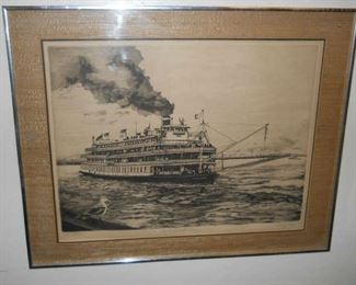 Delta queen done by philip sage in Jackson square new Orleans 40/115 he passed away what' Cutie' 1976