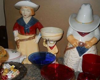 cowboy cookie jars har to give them up...