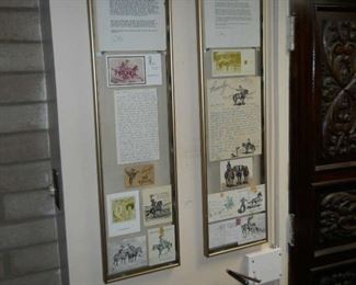 Letter and note and hand drawing From Dan Millr to the Marlboro Man