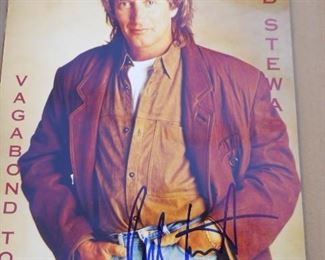 rod Stewart autugraphed