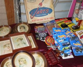 toys vintage these young girl picture was from the home of Humphery Bogart house artist listed pictures