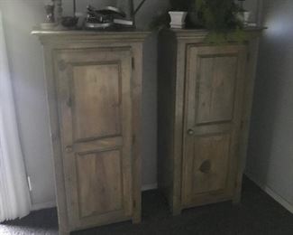 Pair of tall cabinets 