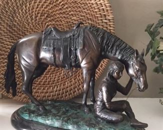 Signed sculpture