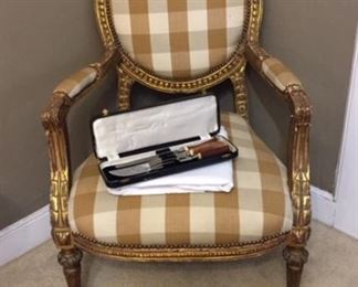 Gilded Arm Chair