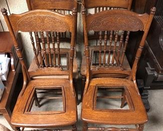 Matching set of four chairs (need seats).