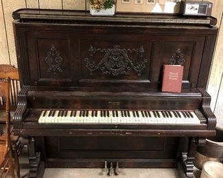 Antique Kimball piano.