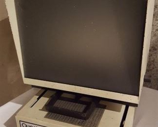 Vintage microfiche machine!