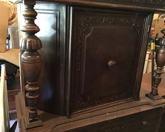 Antique Jacobean hutch