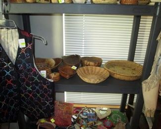2nd Floor:   More Indian Baskets
