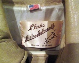 3rd Floor Bedroom Right: Ladies Deer Hide Leather Jacket