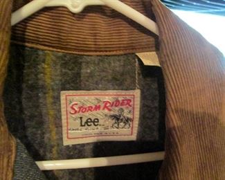 3rd Floor Bedroom Right: Lee Storm Rider Blanket Lined Jacket