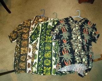 3rd Floor Bedroom Right:   Vintage Hawaiian Shirts-Ui-Maikai & Diamond Head