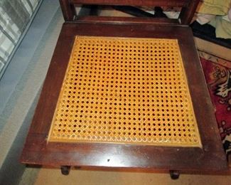 3rd Floor Bedroom Right:  Vintage Cane Seat Rocking Chair (Great Condition)