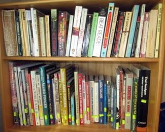 3rd Floor Bedroom Left:  Indian Information Books, Gun Information Books, Etc.