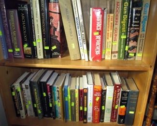 3rd Floor Bedroom Left:  Indian Information Books, Gun Information Books, Etc.