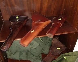 3rd Floor Bedroom Left:  Holsters (Lots of them)