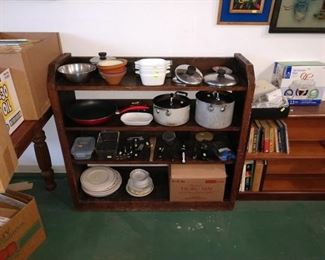 1 st Floor Garage:  Cooking Pots, Kitchen Stuff