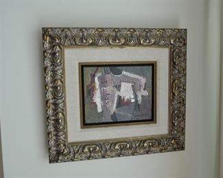 Oil painting by Pauline Bressan bought in Montreal in 2010
