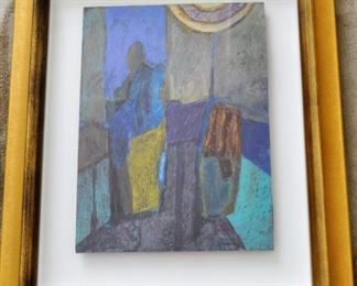 Original Pastel purchased in Paris in 1996
