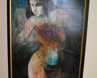 Mixed Media - Original artwork by David Limrite. Title: "PIECES OF ME"