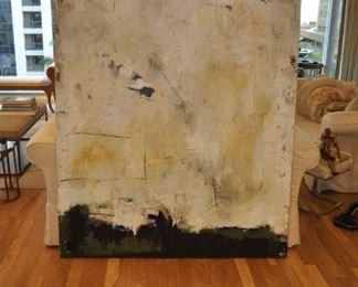 Original Abstract artwork by KMD - 6 foot tall painting