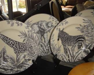 African Safari Plates 