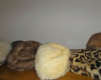 Vintage Fur hats 